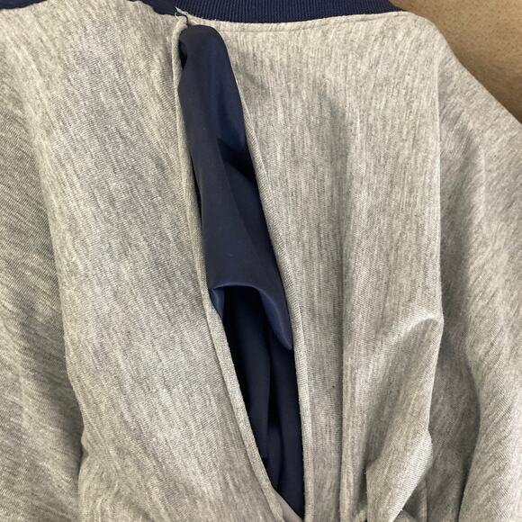 Vintage Michigan State Pullover Windbreaker Mens XL Spell Out Blue Yellow NCAA - Picture 8 of 10